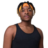 Tangerine Bloom Headband - Bandaners